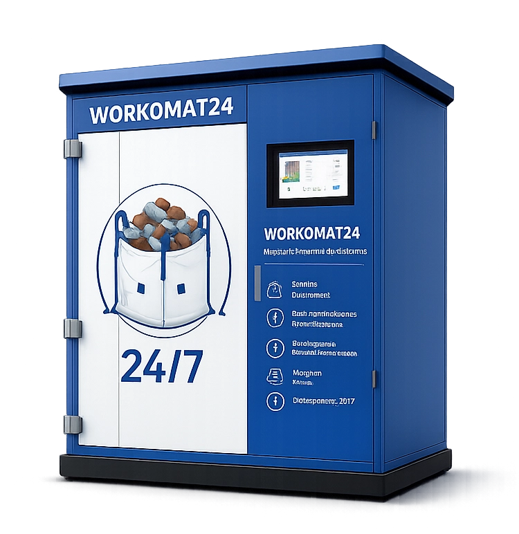 Workomat24 - urządzenie do odbioru worków Big Bag
